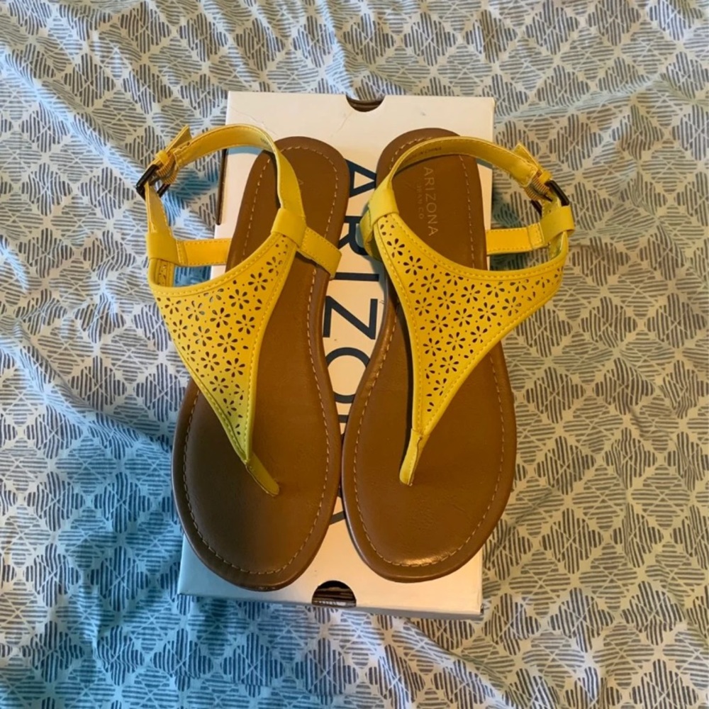 Yellow Arizona sandals